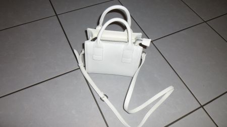 Handtasche weiss Kunstleder NEU