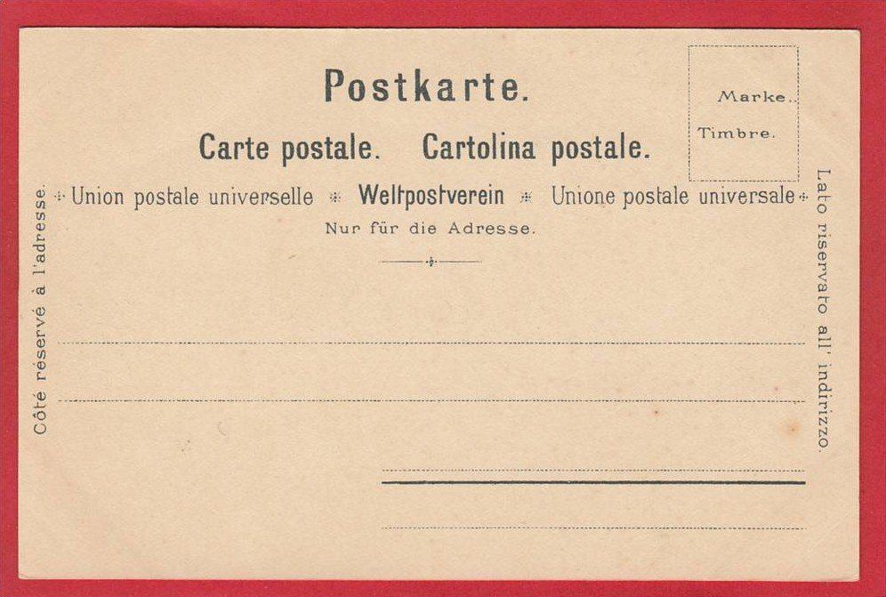 Cartoline postali: DER ZÜRICHSEE, STEINMANN - LITHO – Usato da Grüningen venduto da Kartenlaube 1