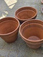 Terracotta Plant Pots - Set of 3 .