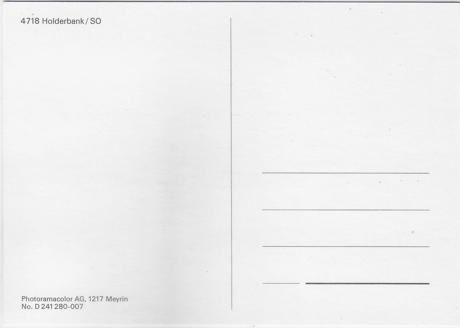 Cartoline postali: Flugaufnahme Holderbank SO – Usato da Ettingen venduto da Kartenplanet 1
