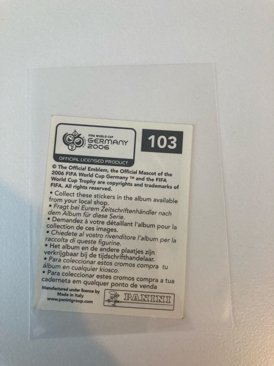 Panini Carte collezionabili: David Beckham Germany 2006 WM – Usato da Wohlen AG venduto da Liridon22 1
