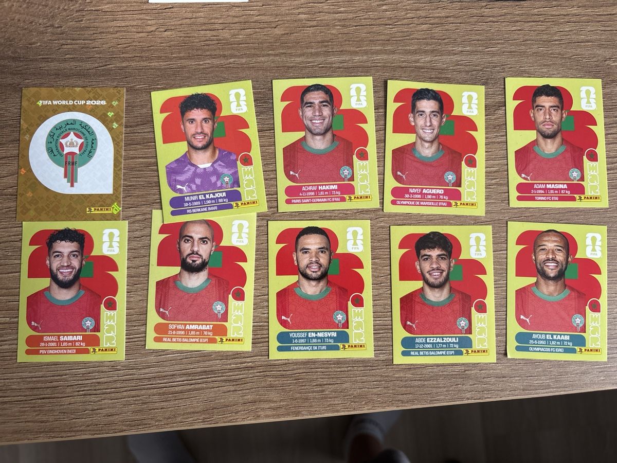Panini Carte collezionabili: Panini WM 2026 Stickers Marokko – Nuovo (secondo la descrizione) da Menznau venduto da Hetfield85