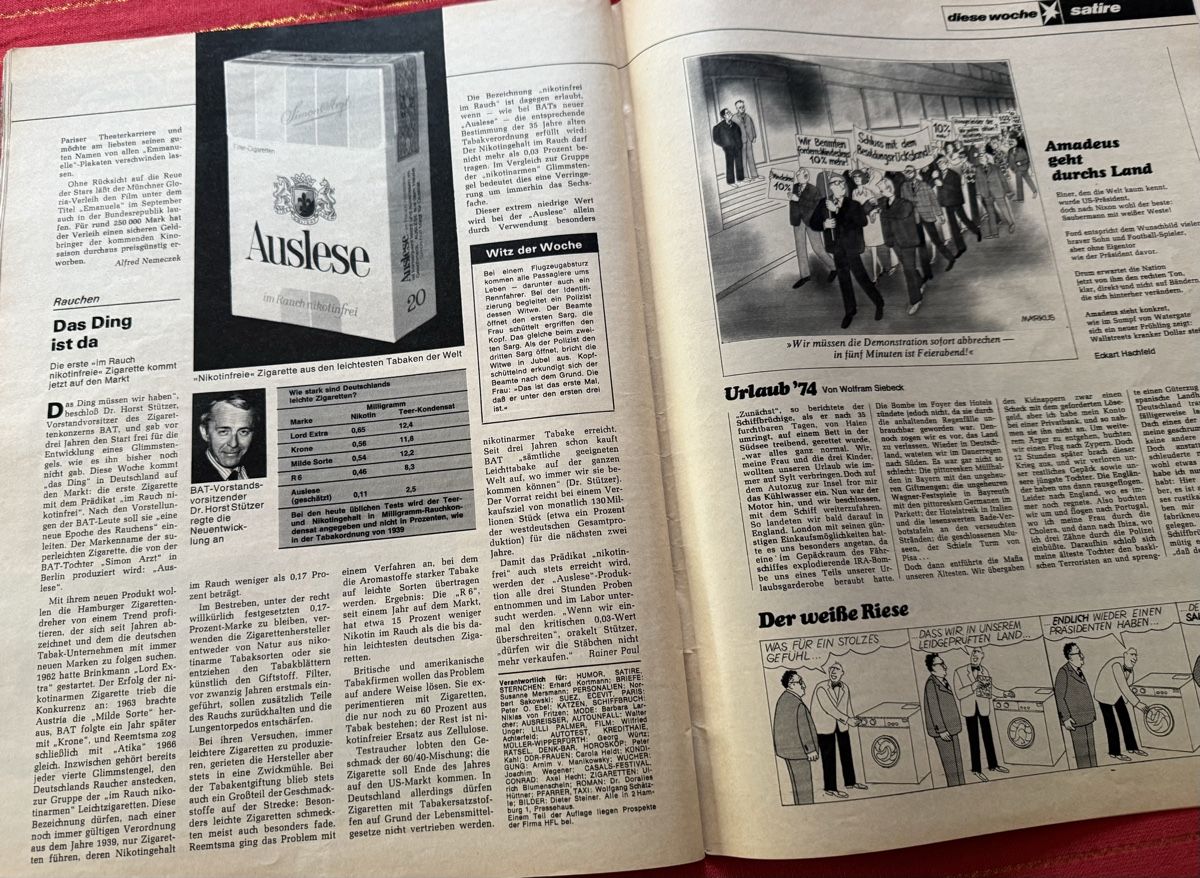 Riviste & Magazine: STERN-22. Aug.1974 – Usato da hunzenschwil venduto da Oldipark 9