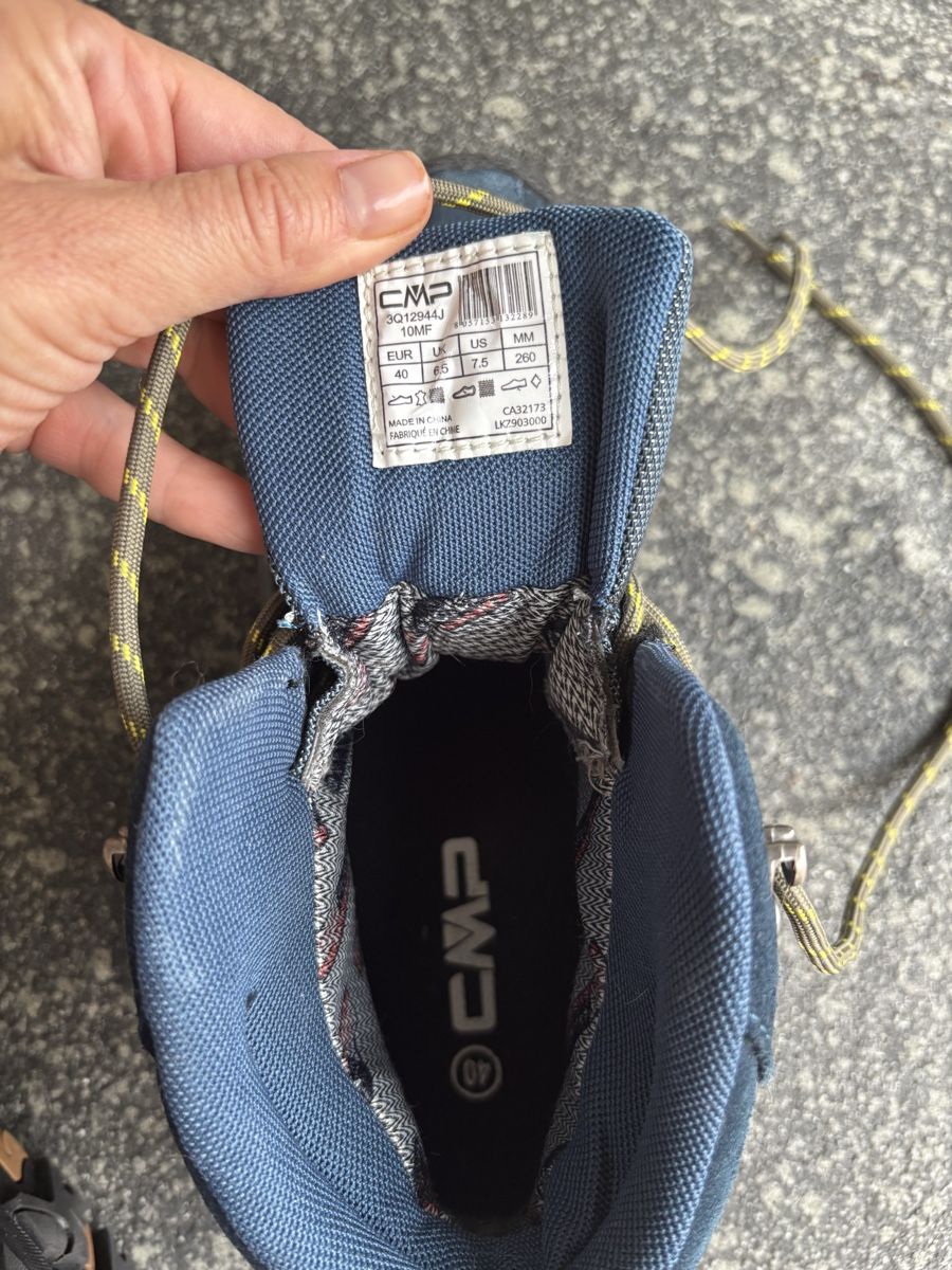 CMP Chaussures hommes: Wanderschuhe CMP blau Grösse 40 wasserdicht – D'occasion à Schattdorf par natakara 4