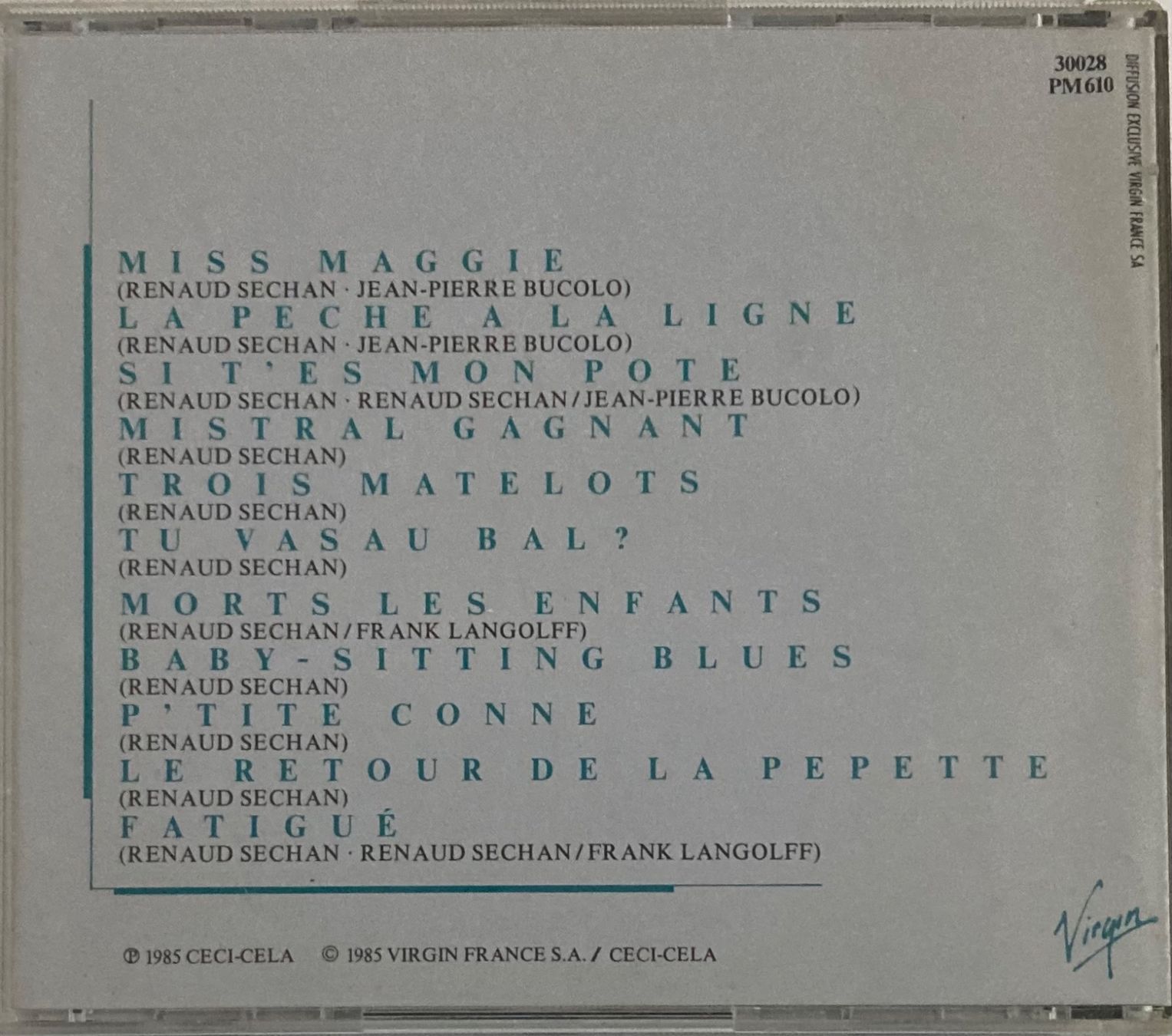 CDs: RENAUD - MISTRAL GAGNANT – Gebraucht aus Poliez-Pittet von Newtown-Records 1