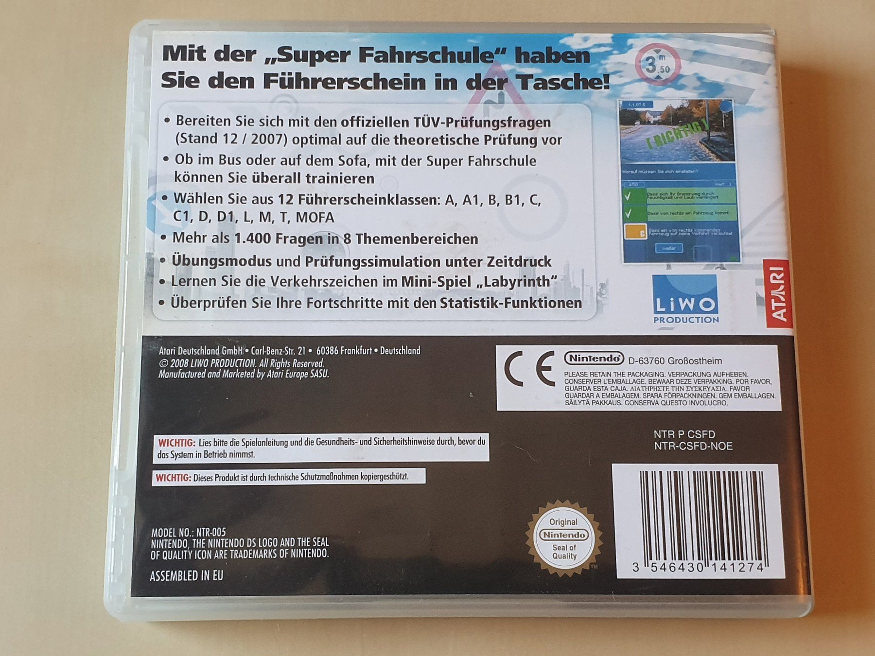 Nintendo Giochi: Super Fahrschule – Usato da Stansstad venduto da collectorsshop 1