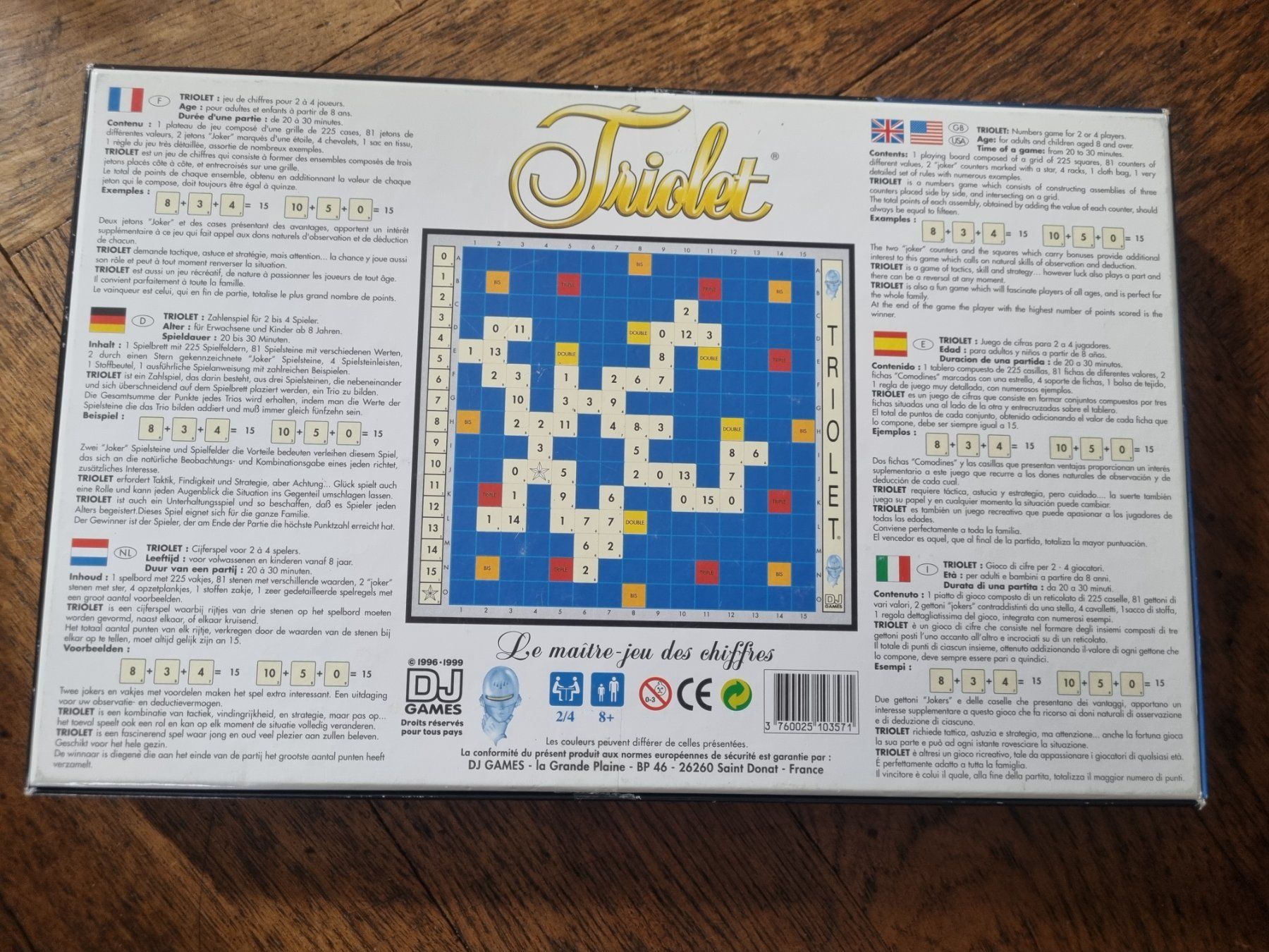 Giochi: Jeu de société Triolet, DJ games – Usato da Fribourg venduto da jarmilka 1