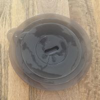 3x Silikondeckel Ikea Rund Grau Neu 