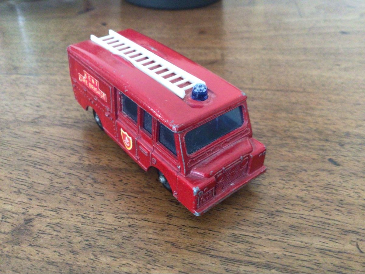 Matchbox Modellautos: Rarer Matchbox Land Rover Fire Truck – Gebraucht aus Liebefeld von PoloLePoulpe