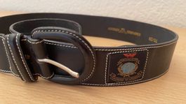 ARMANI GEANS 92x3.5cm/NP155CHF Leder Metall Gürtel
