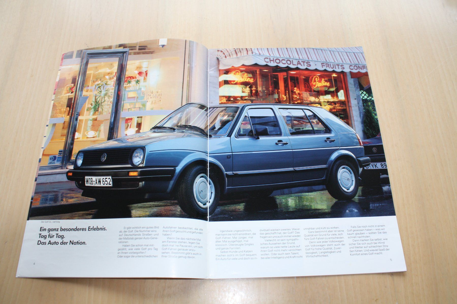 VW Dokumente: VW Golf II - Original Prospekt 7/1986 – Gebraucht aus Wikon von erwin400 2