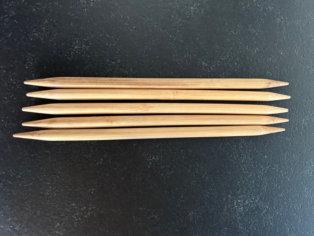 Jumbo Stricknadeln Aus Bambus - 3 Größen Für Pullover, Schals & Socken