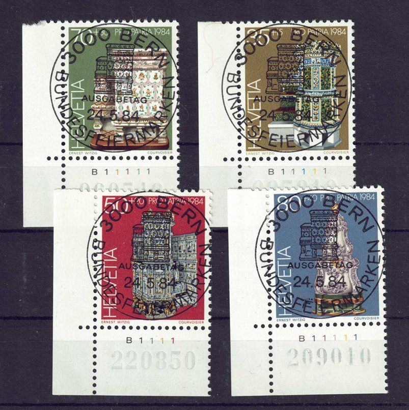 Tutti i francobolli: PP 1990, Vollstempel, Ecktaps, einwandfrei – Nuovo (secondo la descrizione) da Lupfig venduto da lubor