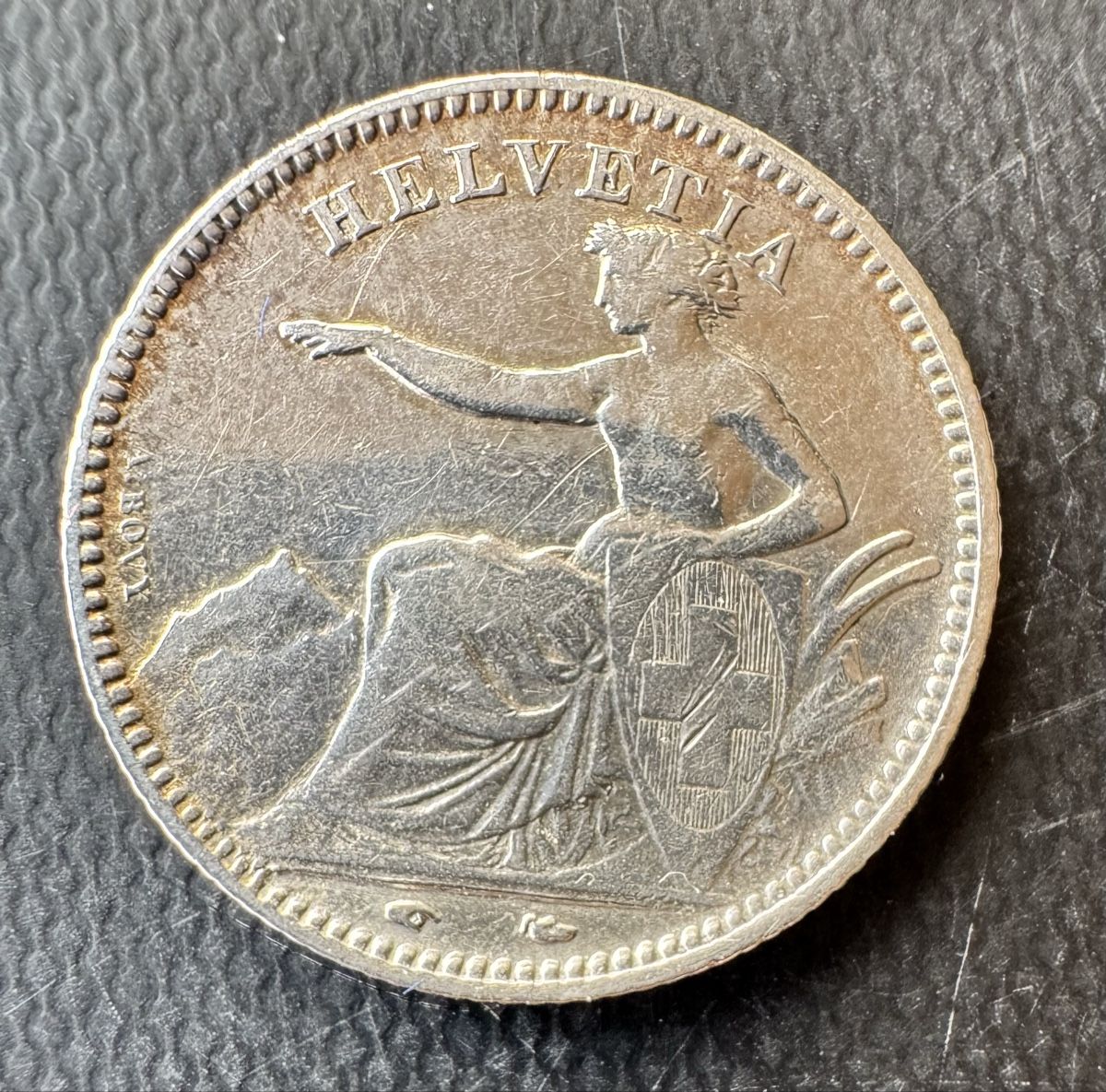 Alle Münzen: 1 Franken 1850  – Gebraucht aus Meilen von coins4sale