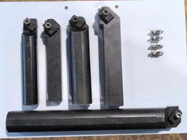 5x Drehstahl / Wendeplattenhalter inkl. Platten MP074