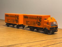 H0036: Lastwagen mit Anhänger (Spur H0)