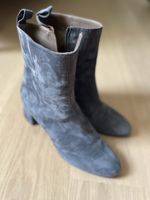 San Maurilio Grey/blue Suede Ankle Boots, Size 41