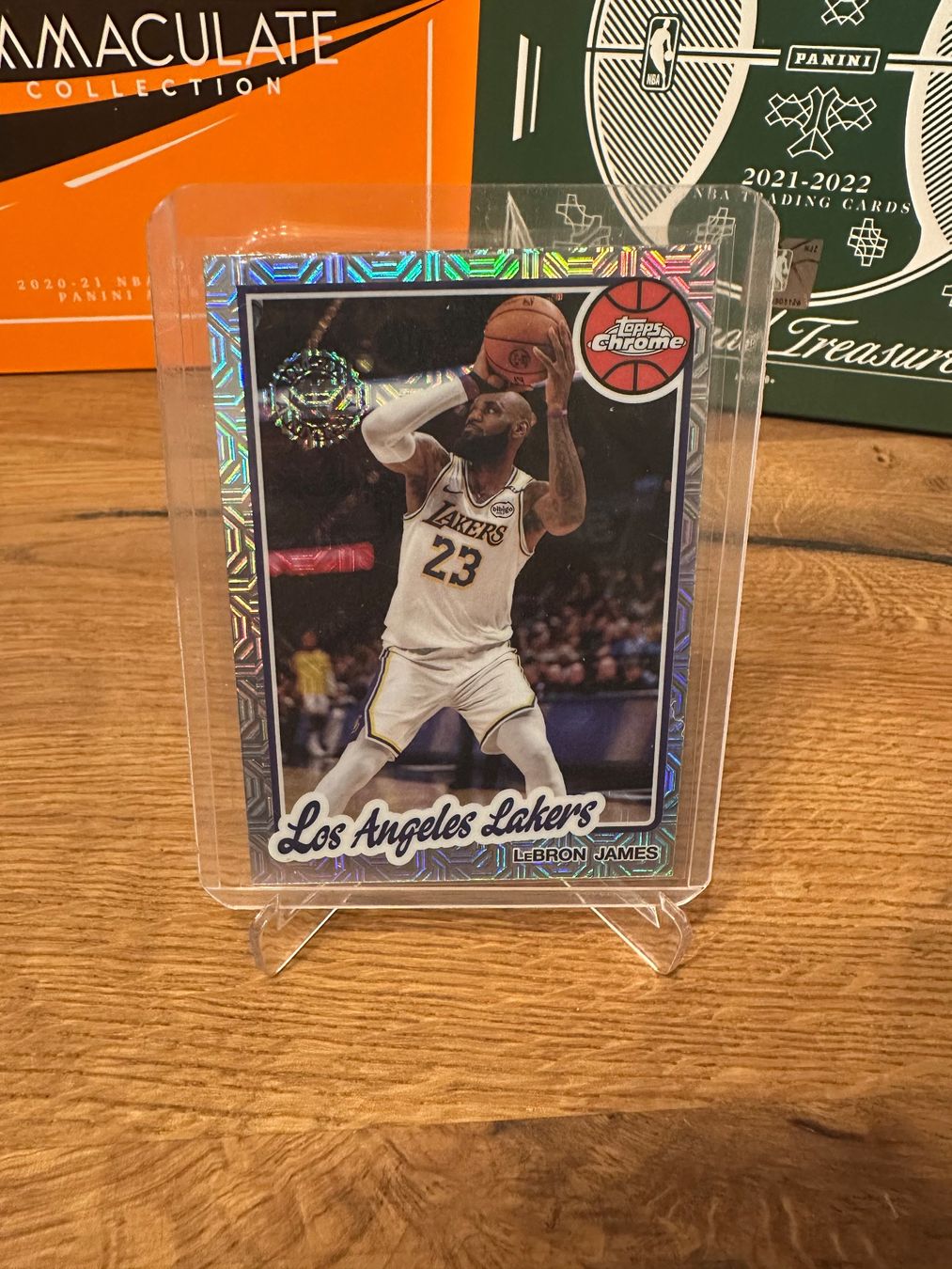 Nba Carte collezionabili: LeBron James topps chrome 45 ans – Usato da Vullierens venduto da Gaara04