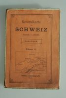 Generalkarte der Schweiz 1:250'000, Blatt I 1908