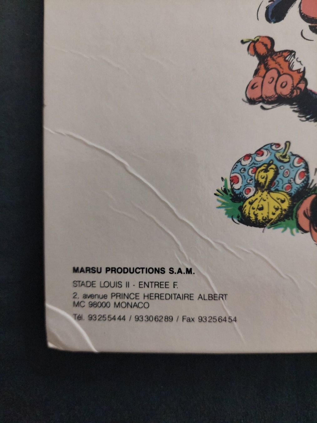 Fumetti: Marsupilami T.3 Mars le Noir EO 1989 BE+ – Usato da Genève venduto da Blu_BD 2