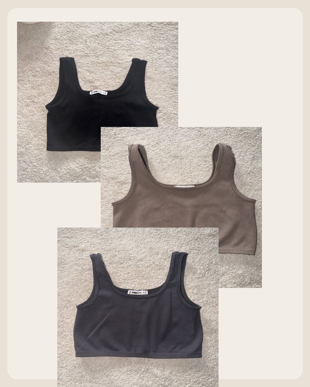 Top: 3er-Set Crop-Tops – Usato da Niederuzwil venduto da Lisascloset 1