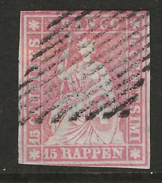 Tous les timbres: 1854 : Strubel  Nr. 24A – D'occasion à Gümligen par Geniusbuy