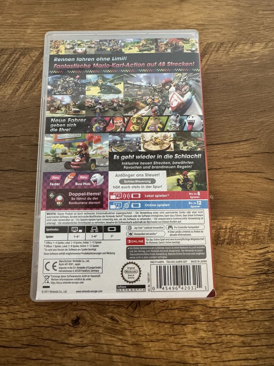 Nintendo Giochi: Jeu Nintendo Switch Mario Kart 8 Deluxe  – Usato da Brügg BE venduto da Goob 1