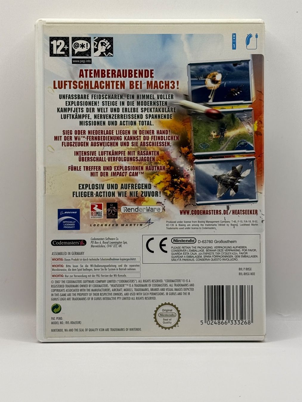 Nintendo Giochi: Heatseeker  - Nintendo Wii – Usato da Dietikon venduto da gab_qz7y 1
