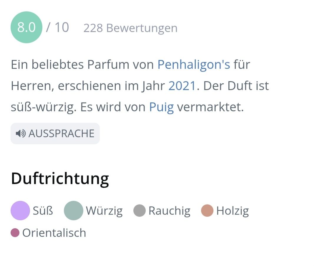Penhaligon's Parfum & Eau de Toilette: 5 ml ARTHUR PENHALIGON'S ABFÜLLUNG – Neu (gemäss Beschreibung) aus St. Gallen von CaliSunshine 2