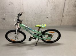 Kinderbike (20 Zoll) Hellgrün/Türkis