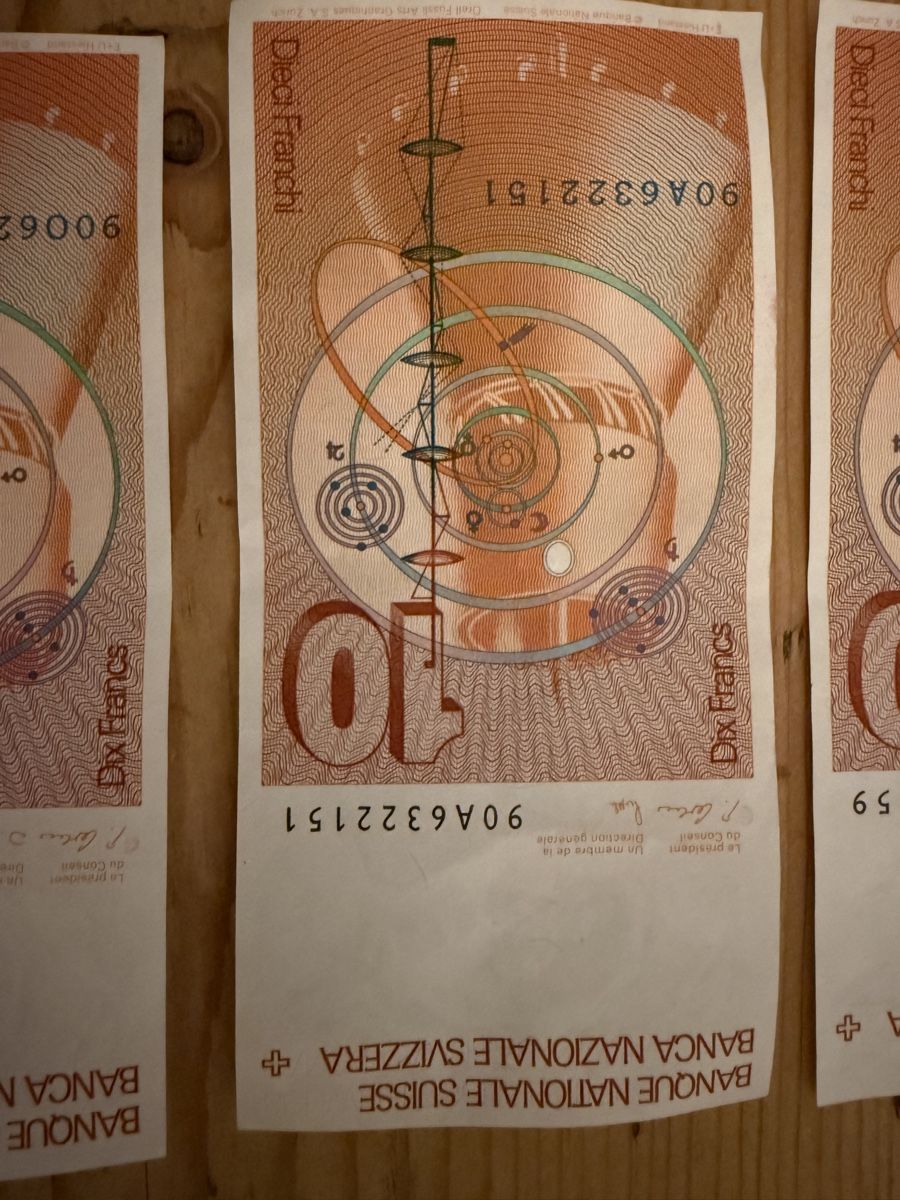 Billets de banque: 3 x 10 Franken Note Schweiz 6. Serie – Neuf (Voir description) à Hettlingen par Sabian5 3