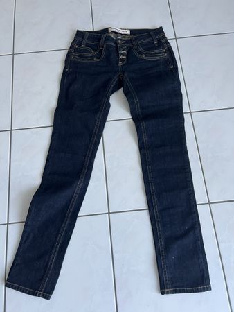 Dunkelblaue Freeman Tapered Jeans, Grösse 27, Top Zustand