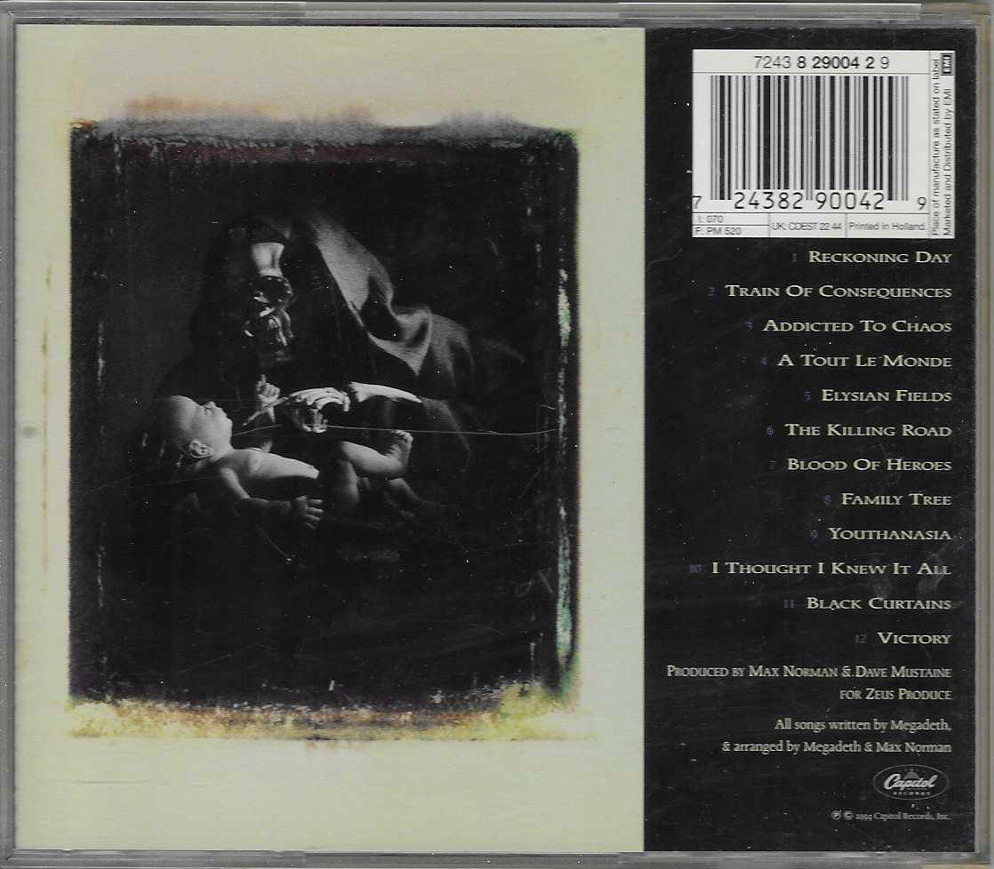 CDs: Megadeth - Youthanasia – Gebraucht aus Flims - Dorf von Stagediver 1