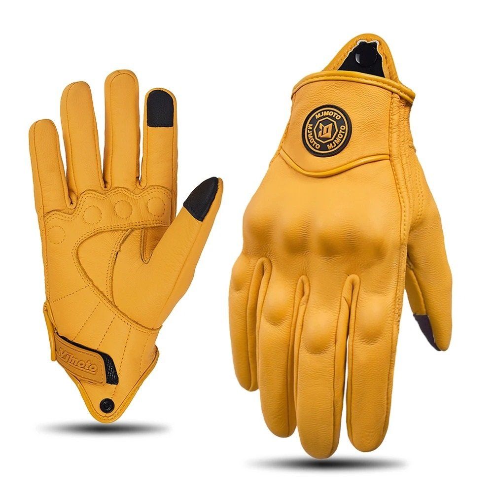 Altri accessori da uomo: Gelb Leder Motorrad Handschuh Gr. XL – Nuovo e nell'imballaggio originale da Châtelaine venduto da topshop.switzerland