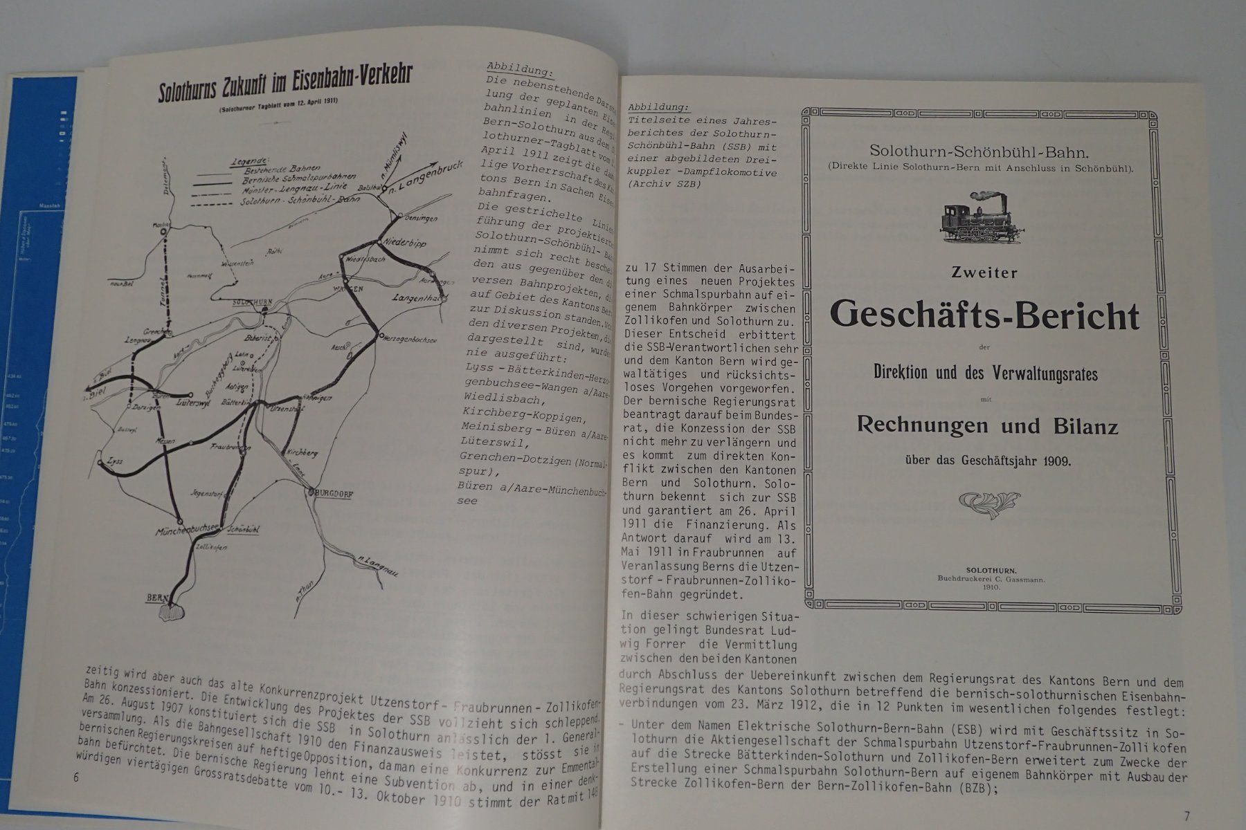 Libri: Buch "Solothurn-Zolliken-Bern-Bahn" Geschichte & Rollmater. – Nuovo (secondo la descrizione) da Lausanne venduto da Biquette6 2