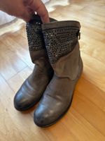 Lederboots grau von L’idea Gr. 40