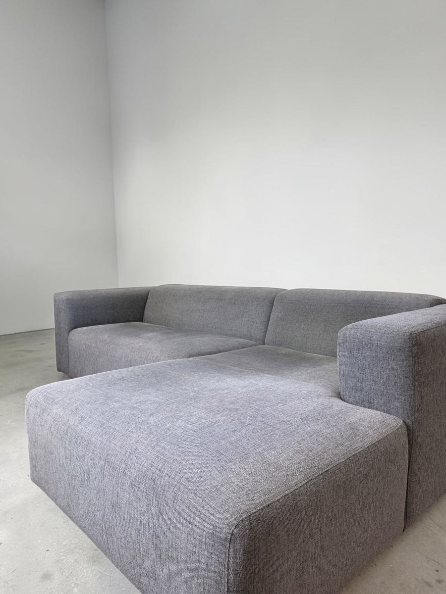 Sofas: SITS ECKSOFA AUS HELLGRAUEM STOFF – D'occasion à Bachenbülach par Sofalab.swiss 4