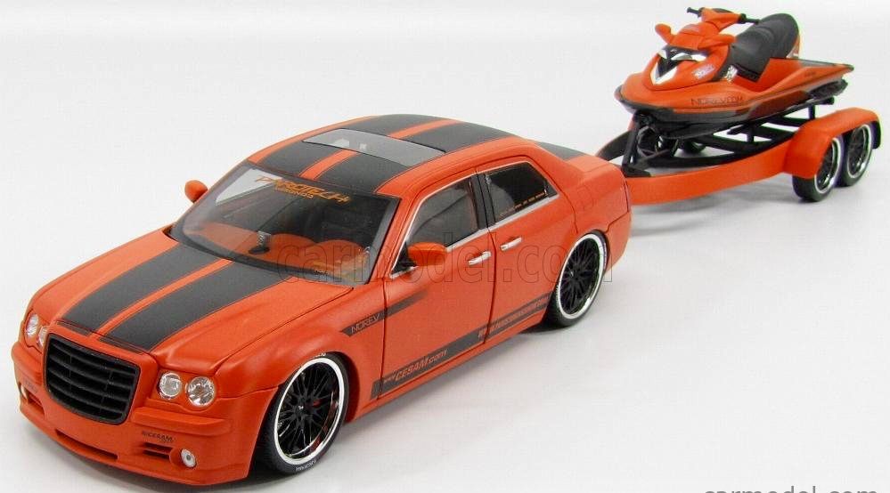 Chrysler Modellini d'auto: CHRYSLER 300C + JET SKI  BY PAROTECH – Nuovo e nell'imballaggio originale da Erlenbach im Simmental venduto da Model_box 1