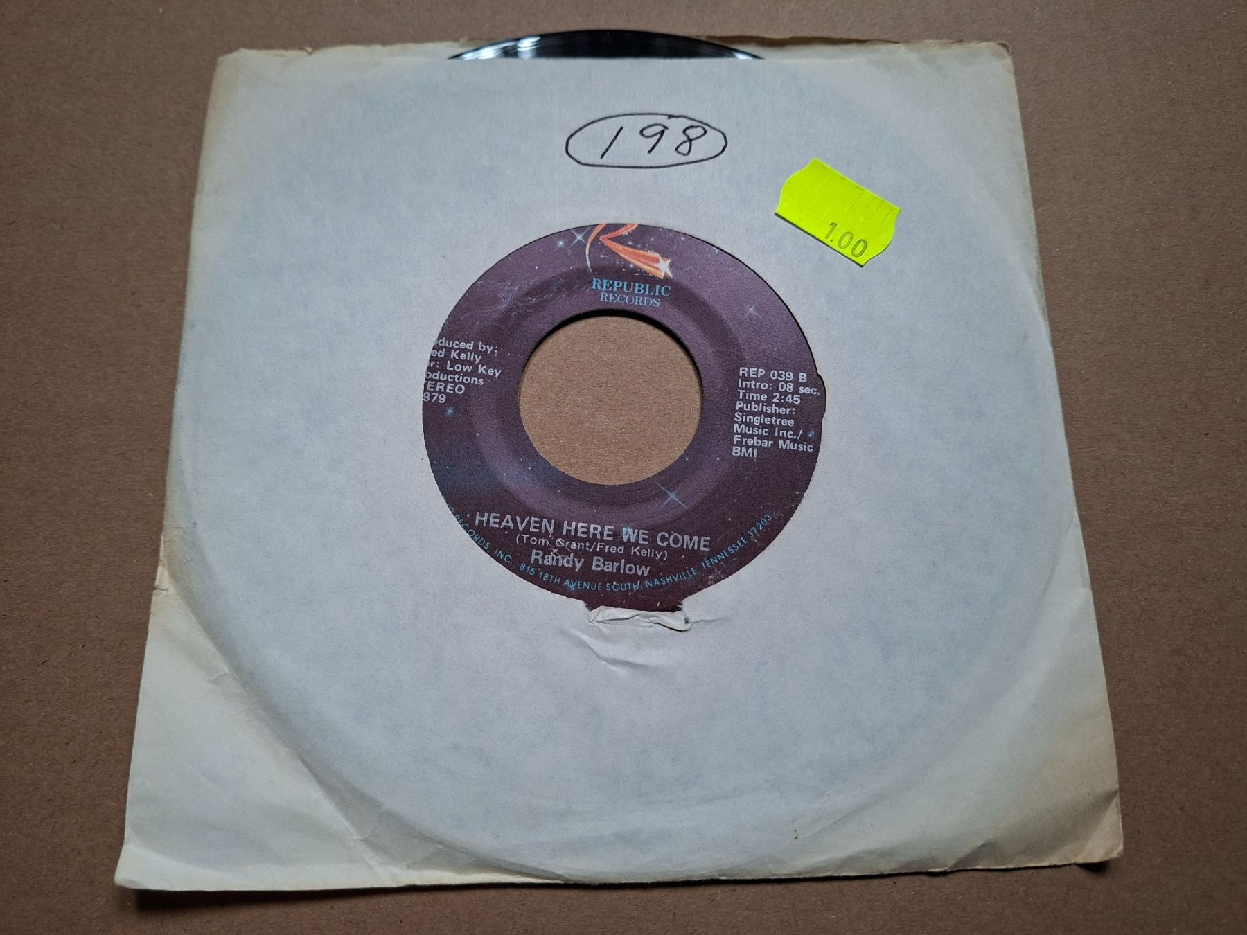 Dischi in vinile: 7" Singles-Sammlung Auflösung: Randy Barlow – Usato da Burg AG venduto da ..machine_rec..