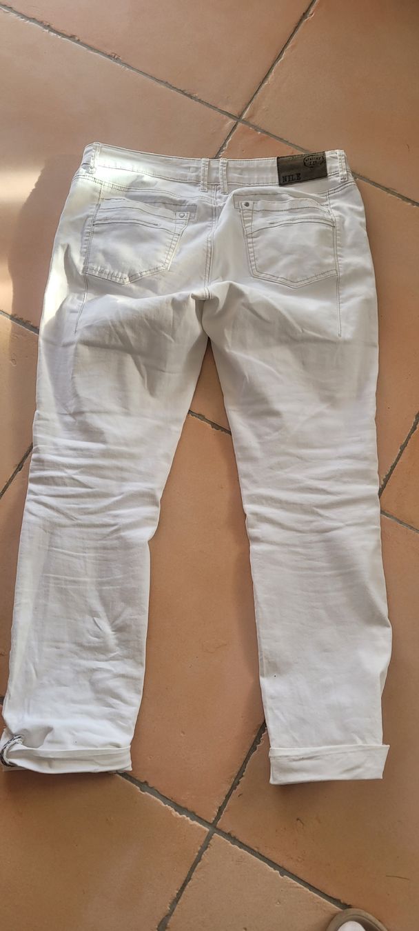 Nile Jeans: Nile jeans blanc cassé  S + stretch – Usato da Echallens venduto da frimousse2008 5