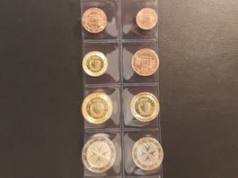 EURO-Münzsatz - Malta - von 2016 (unz) (Münze von Rolle)