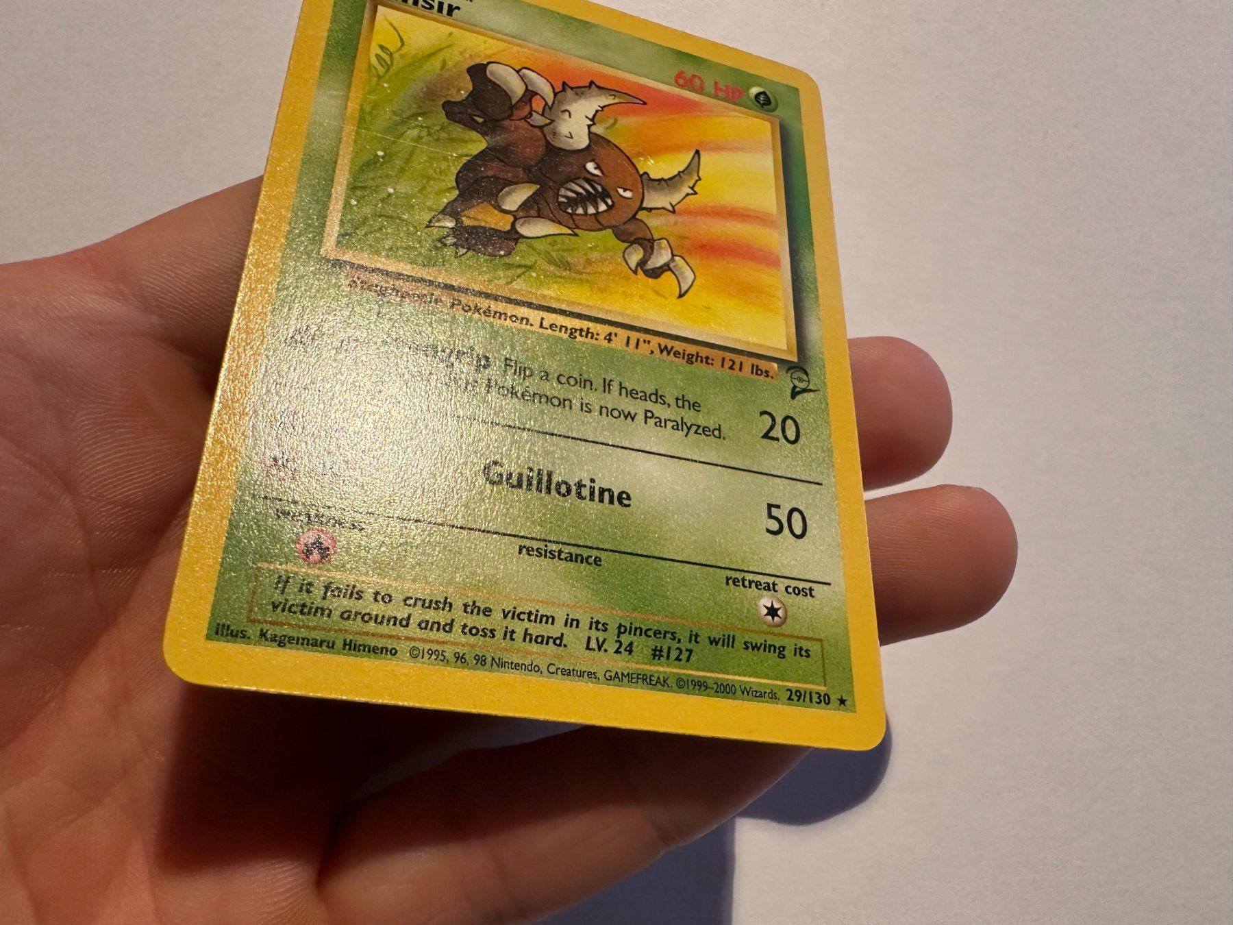 Pokémon Carte collezionabili: Pinsir non holo Base 2 EN – Usato da Hagendorn venduto da Pokecollectorch 2