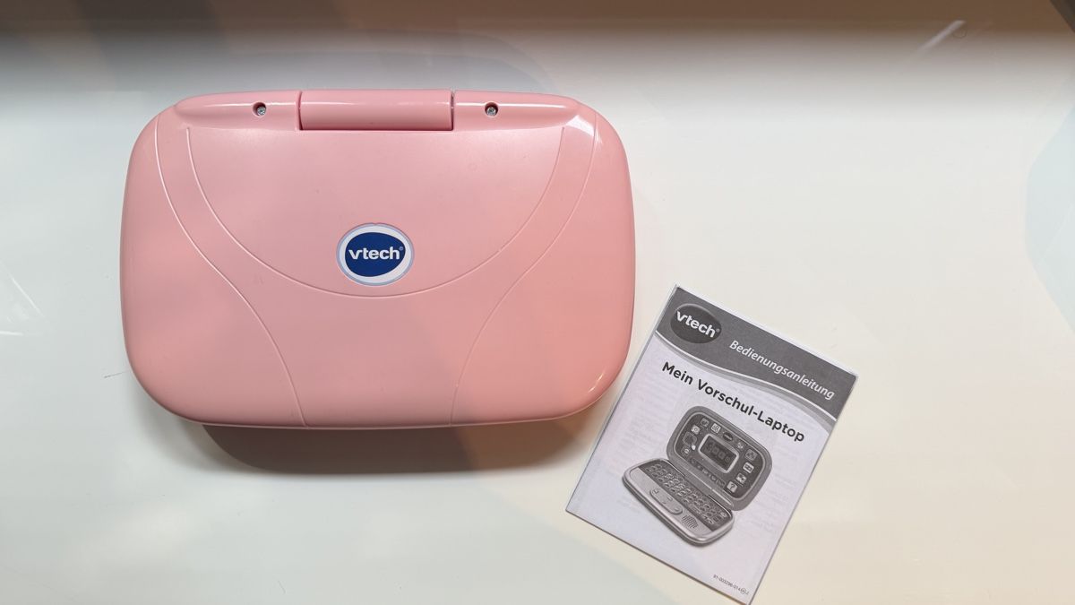 Vtech Giocattoli: Vtech Mein Vorschul-Laptop rosa Lerncomputer – Usato da Zufikon venduto da HappySelling