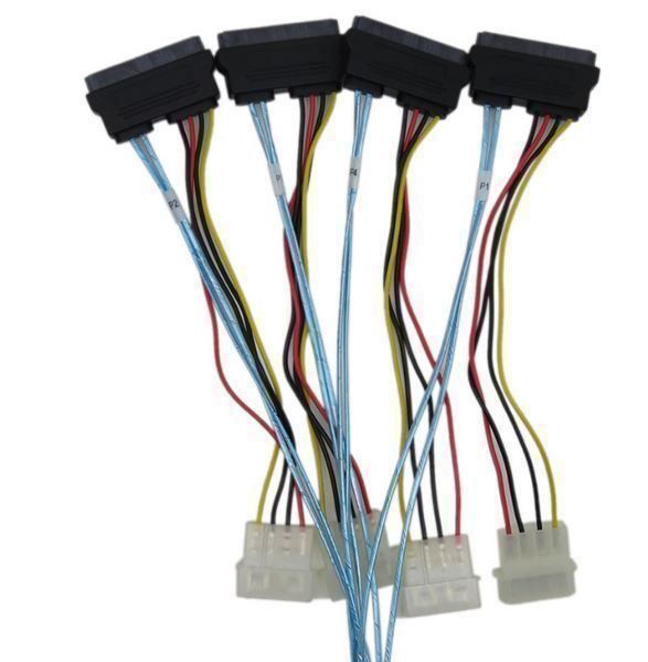 Cavi: Mini SAS 4x Mini SAS26P SFF-8088 zu 4 SF – Nuovo e nell'imballaggio originale da Unterägeri venduto da RmOnline 4
