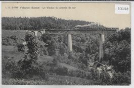 Vallorbe - La Viaduct du chemin de fer - Bahn train