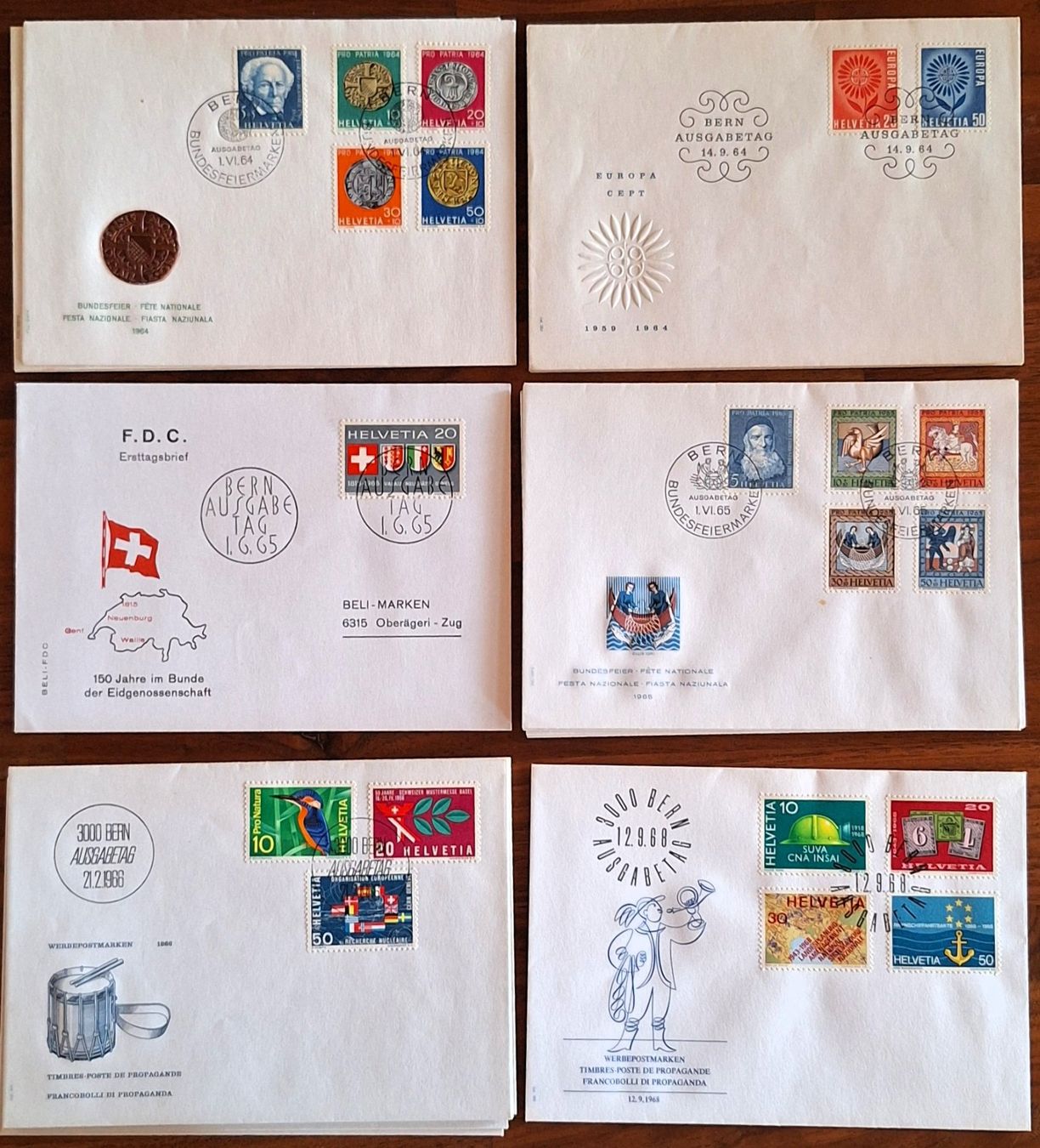 Enveloppes & pochettes d'envoi: Über 170 Ersttagsbriefe FDC Schweiz ab 1958 – D'occasion à Hildisrieden par tellenbub01 1
