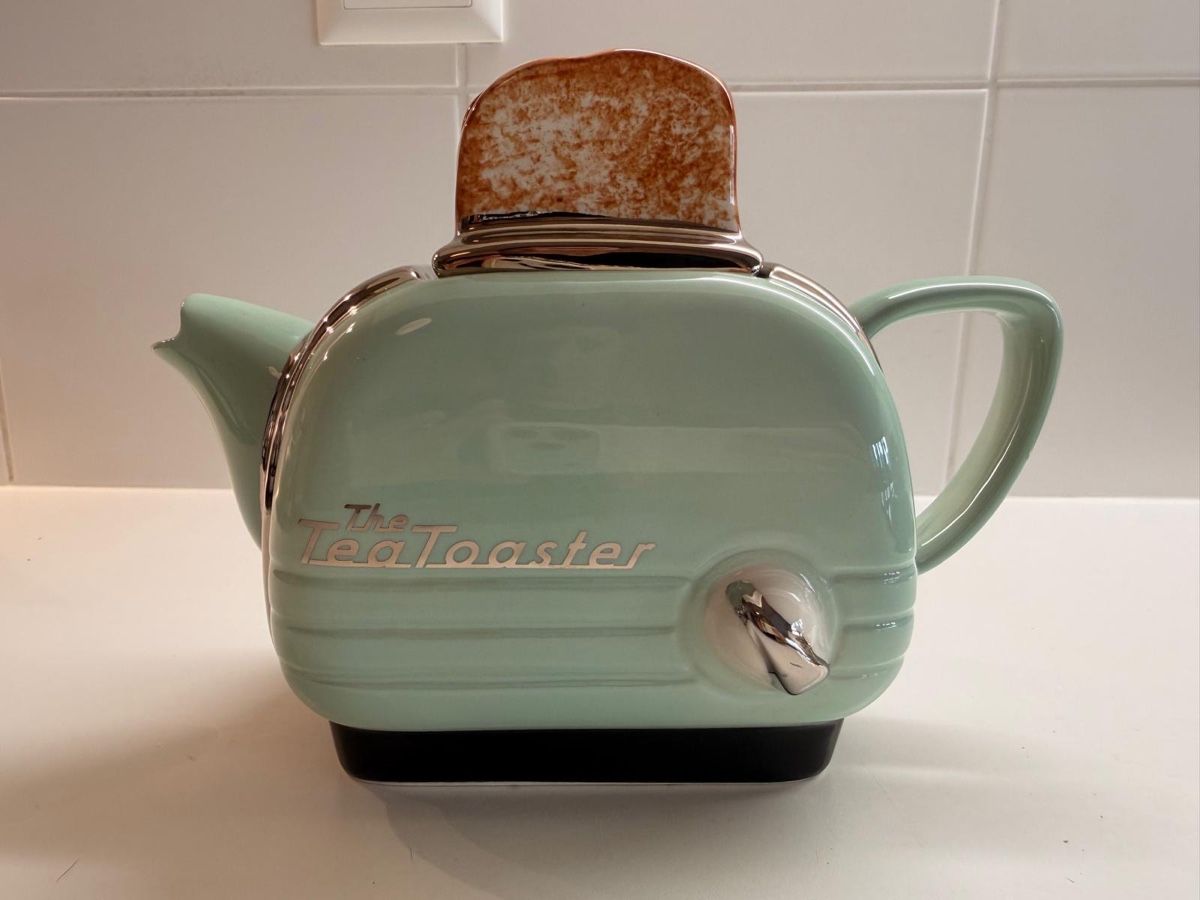 Teekannen: Théière The Tea Toaster vert menthe neuve – Neu und originalverpackt aus Genève von BBM