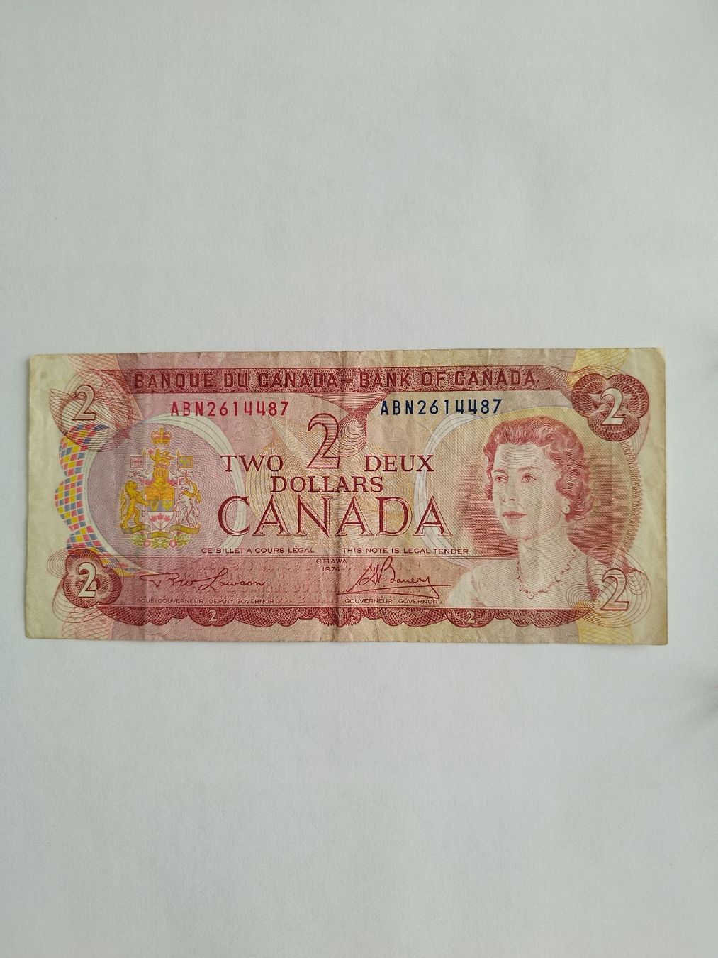 Banconote: 2 Dollar Note von Kanada, 1974 – Usato da Walkringen venduto da ani_6bgd