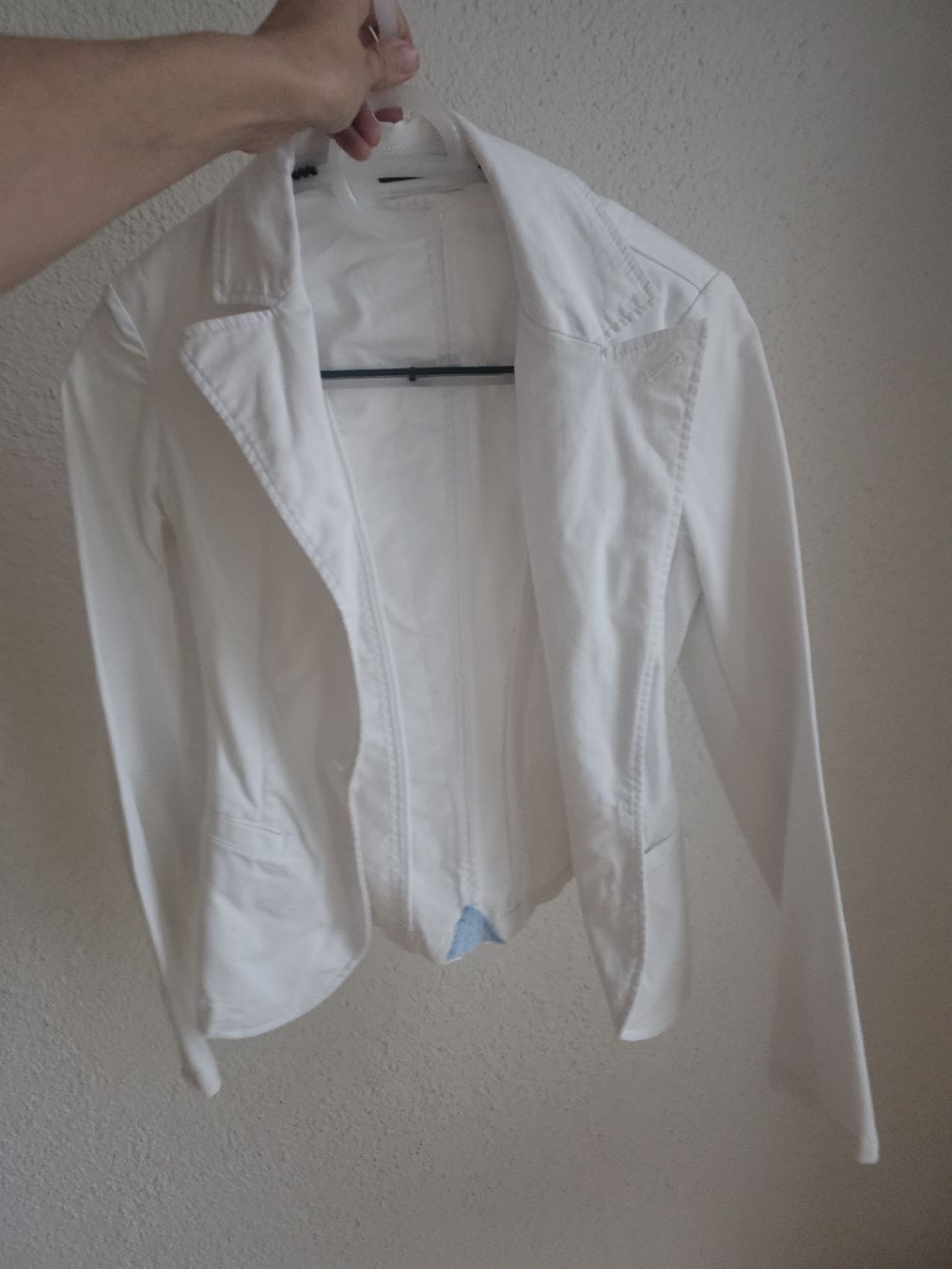 Sisley Giacche: Weisser Sisley Blazer, Gr.38 – Usato da Bassersdorf venduto da CorinneK36