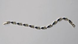 Armband Silber mit Lapis Lazuli
